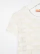 Elisabetta Franchi La Mia Bambina monogram shortsleeve T-shirt