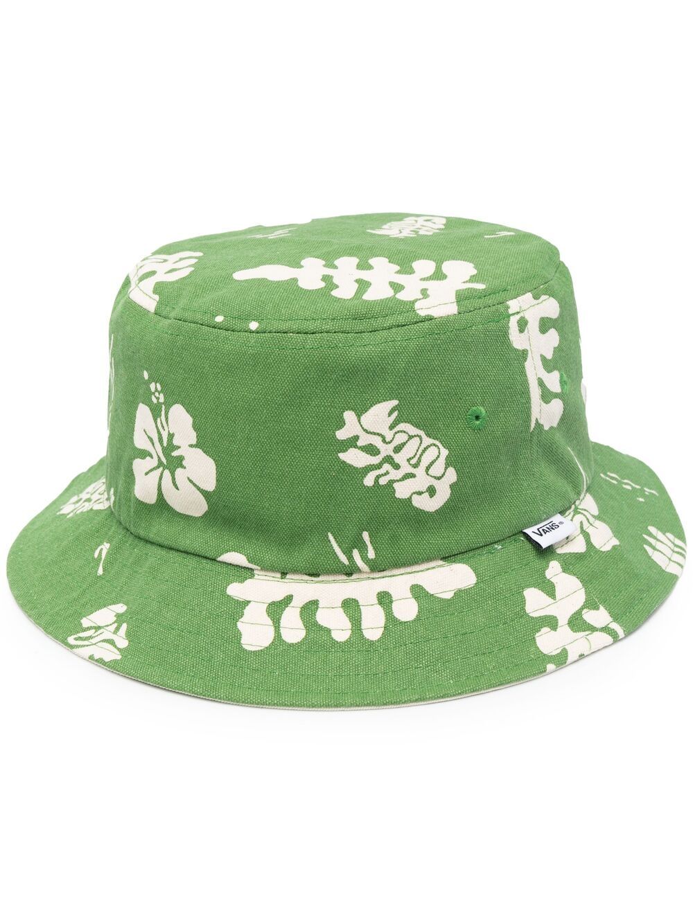 Vans Tropical Print Bucket Hat In Green