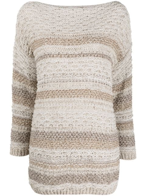 Shop Gentry Portofino stripe-knit jumper with Express Delivery - Farfetch
