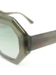 Marni Eyewear thick-rim geometric gradient sunglasses
