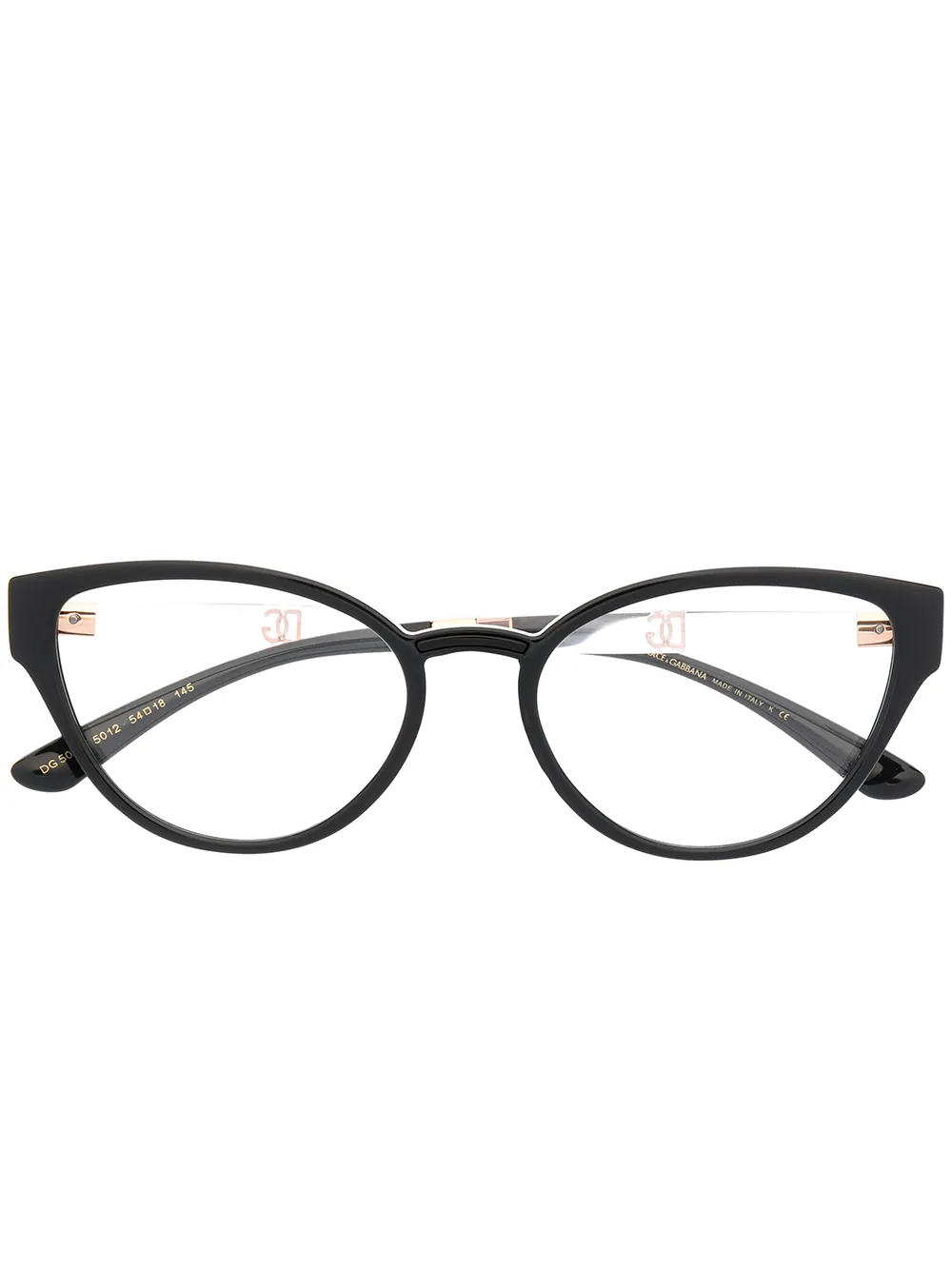 фото Dolce & gabbana eyewear очки dg5055 в оправе 'кошачий глаз'