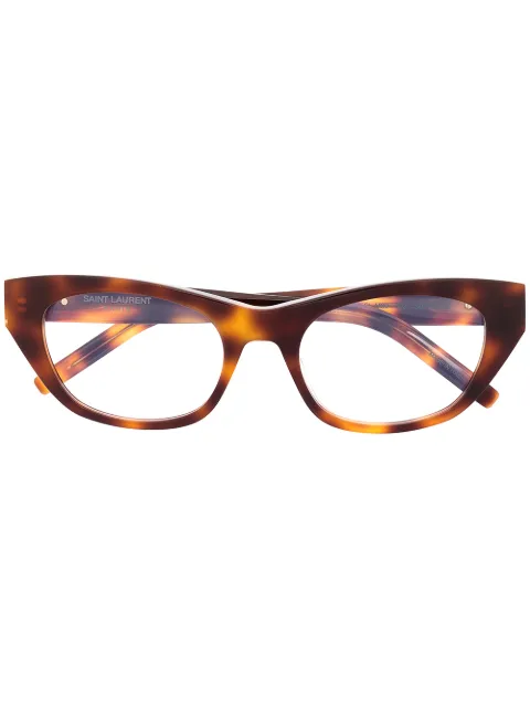 Saint Laurent Eyewear Armação de óculos oval SLM80