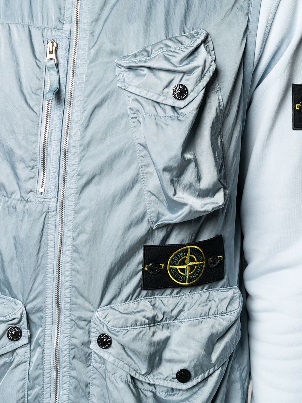 фото Stone island жилет с нашивкой-логотипом