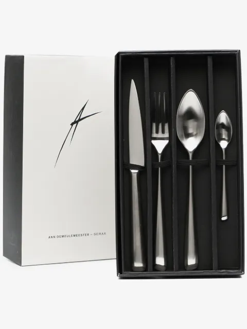 Ann Demeulemeester 24-piece cutlery box set