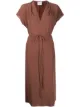 Image 1 of Alysi V-neck tie waist dress