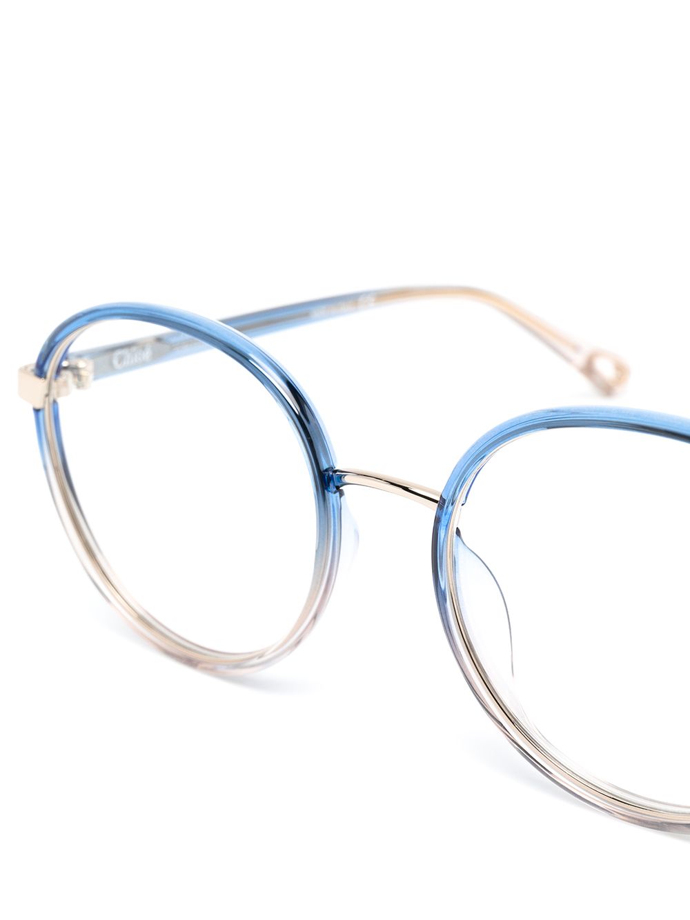 фото Chloé eyewear очки в прозрачной оправе