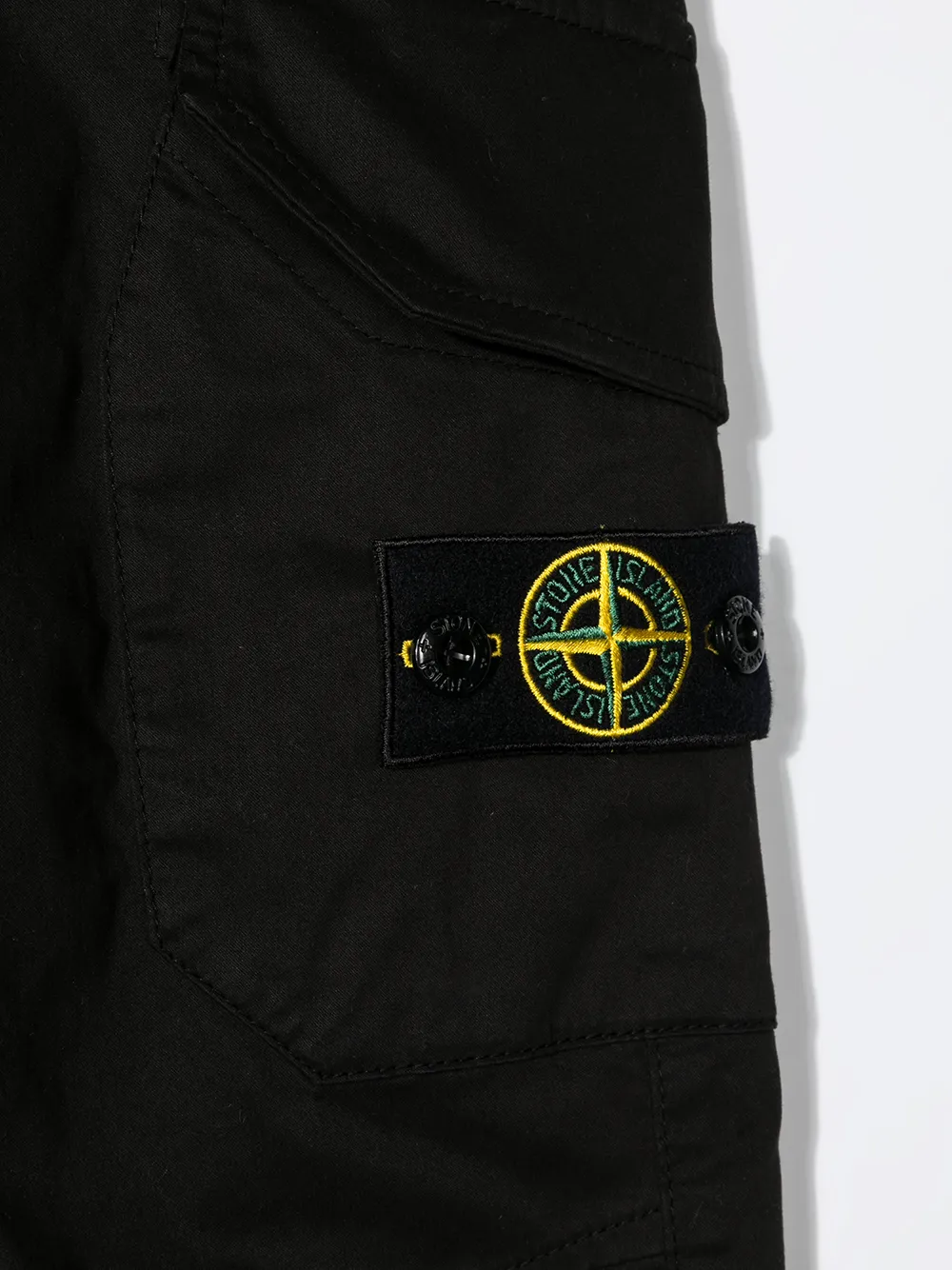 фото Stone island junior брюки карго с нашивкой-логотипом