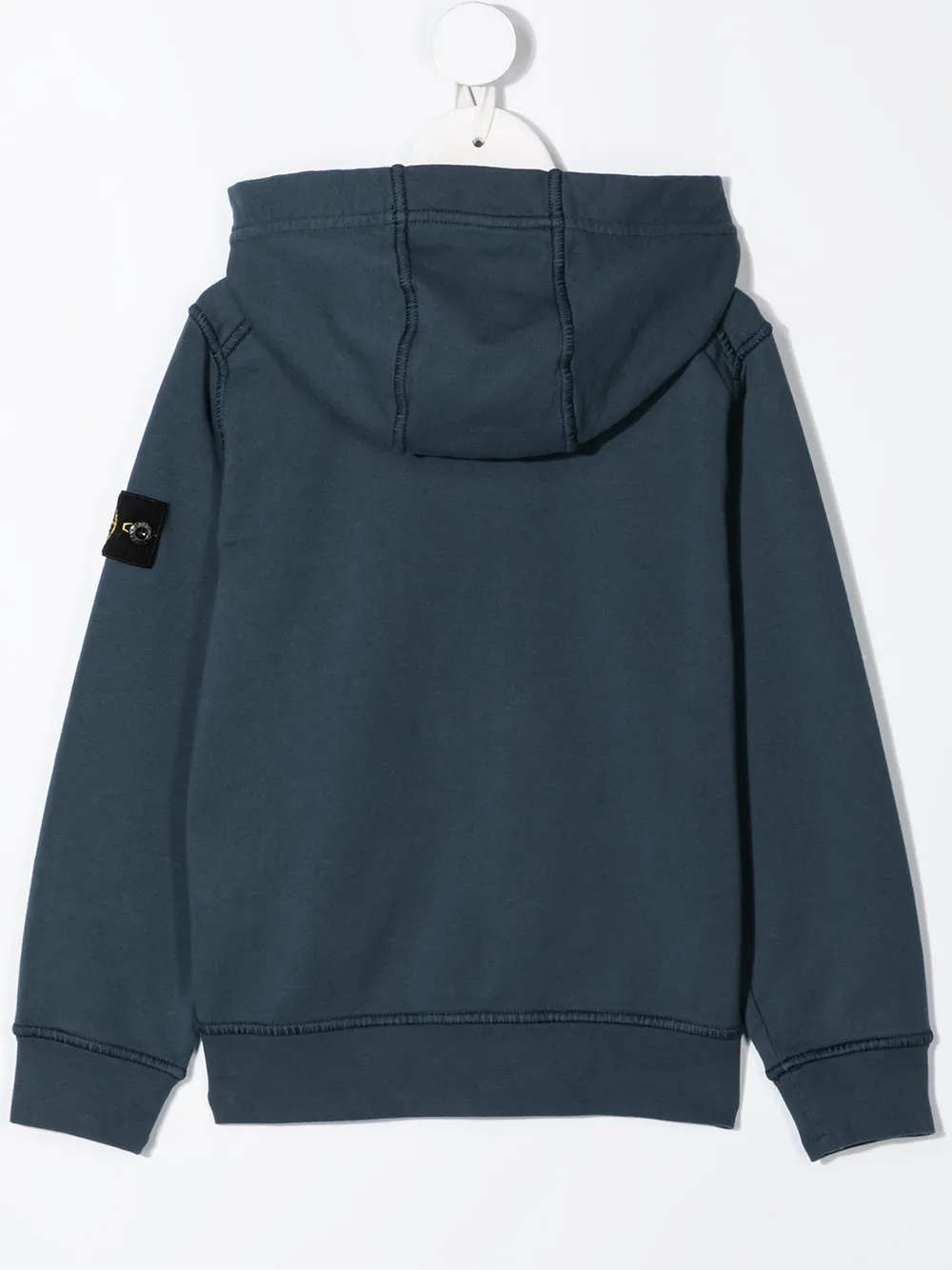 фото Stone island junior худи на молнии с нашивкой-логотипом