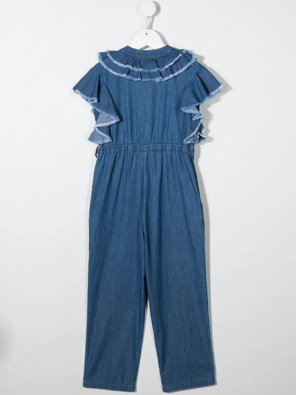 Denim jumpsuit hot sale for kids