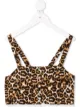 Image 1 of Caffe' D'orzo leopard print cropped top
