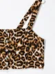 Caffe' D'orzo leopard print cropped top