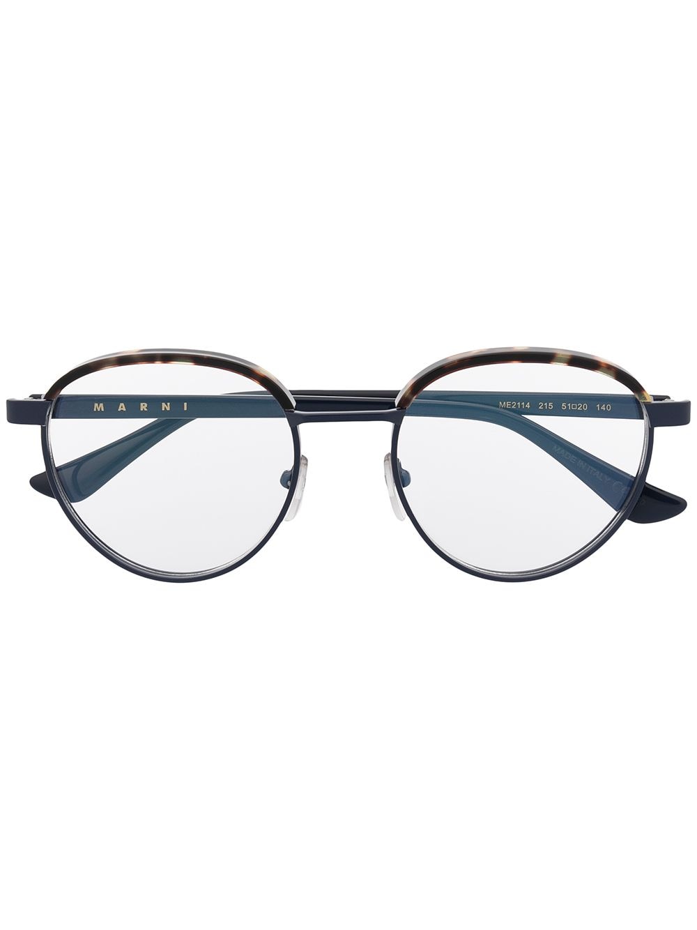 фото Marni eyewear очки в круглой оправе черепаховой расцветки