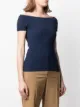 Theory cold-shoulder knitted top