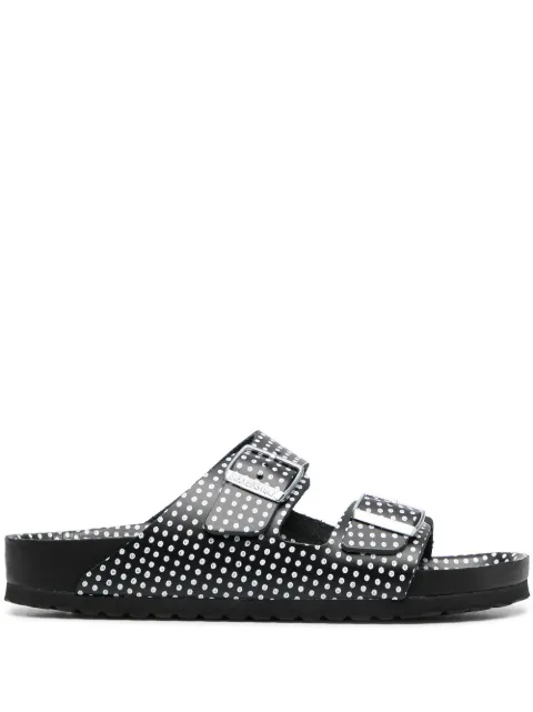 Birkenstock - polka-dot print two-strap sandals