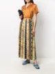 Image 2 of Pierre-Louis Mascia long all-over print skirt
