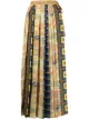 Image 1 of Pierre-Louis Mascia long all-over print skirt