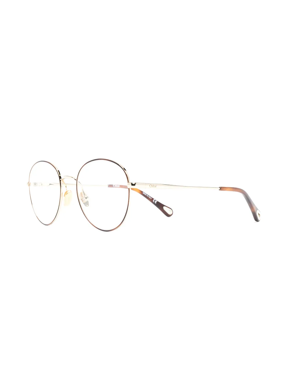 фото Chloé eyewear очки в круглой оправе