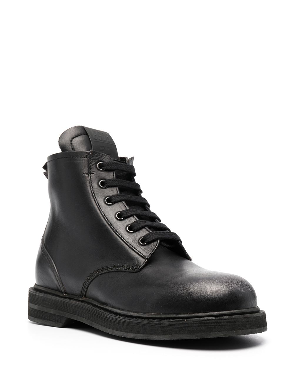 rent faktisk service Levere Golden Goose Black Leather Lace-up Boots | ModeSens