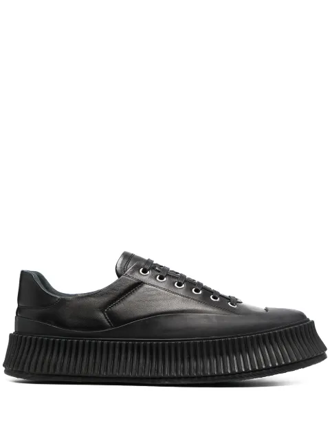 Jil Sander кеды на подошве в рубчик