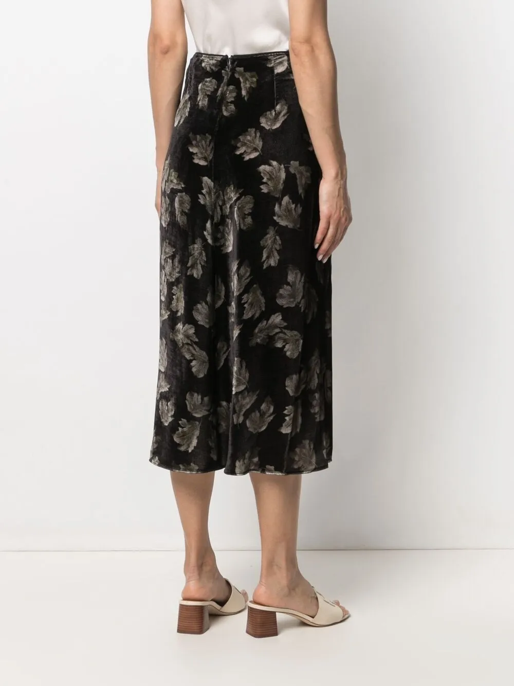 фото Vince юбка миди с принтом