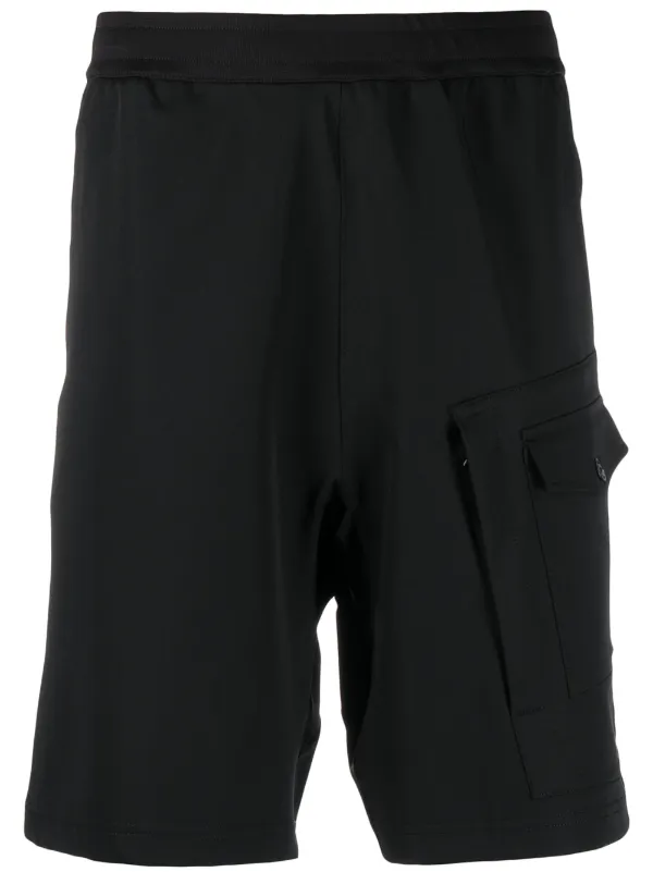 Mens black stone island shorts Clearance