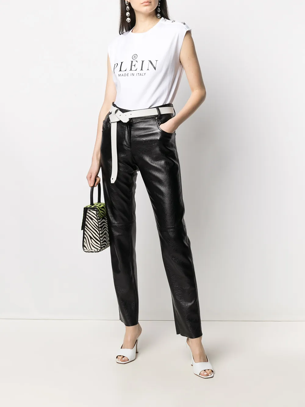 фото Philipp plein футболка iconic с логотипом