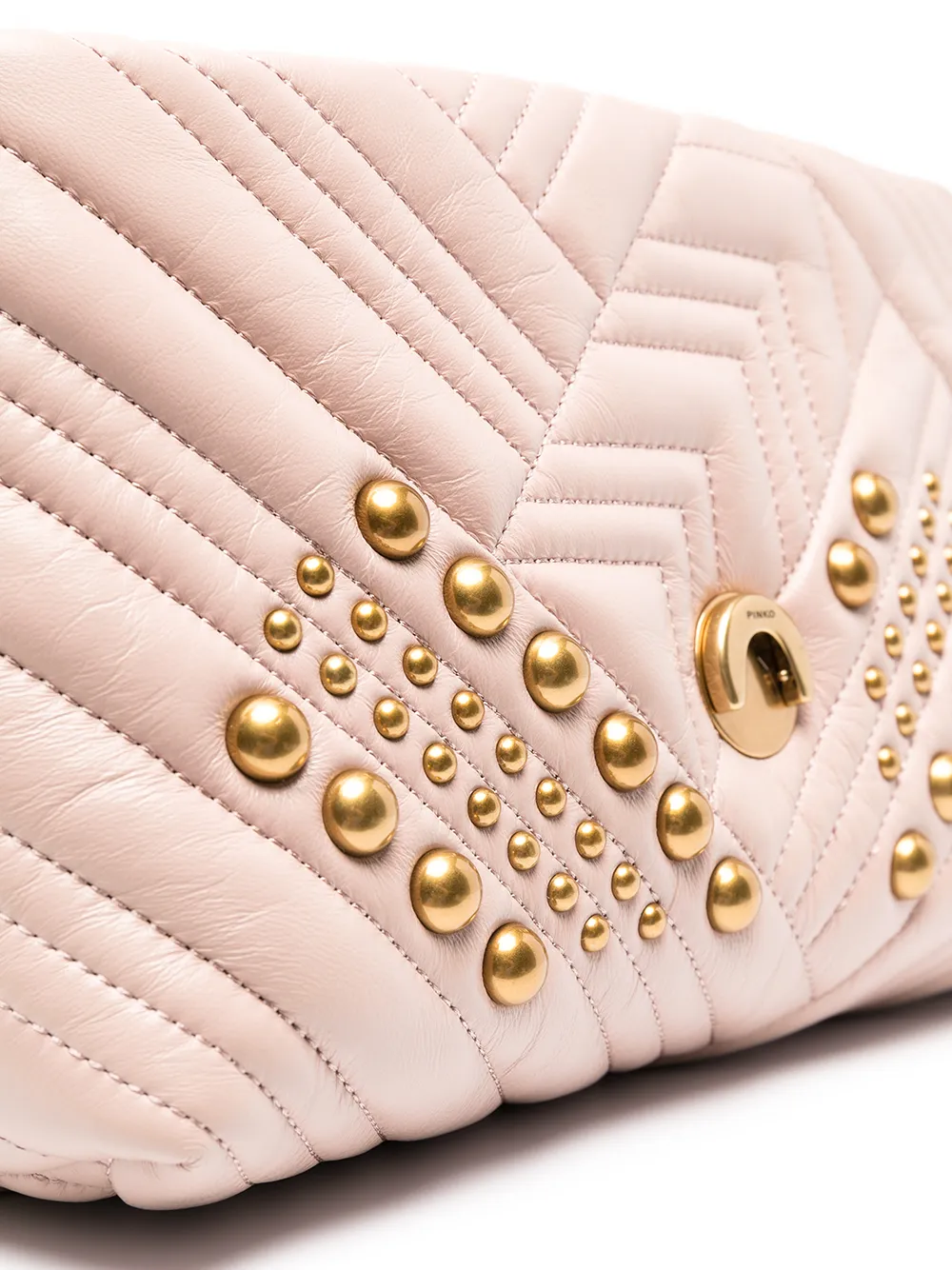 фото Pinko сумка на плечо love с заклепками