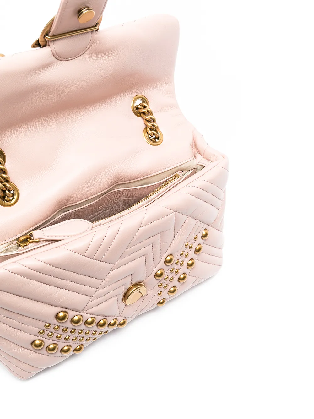 фото Pinko сумка на плечо love с заклепками