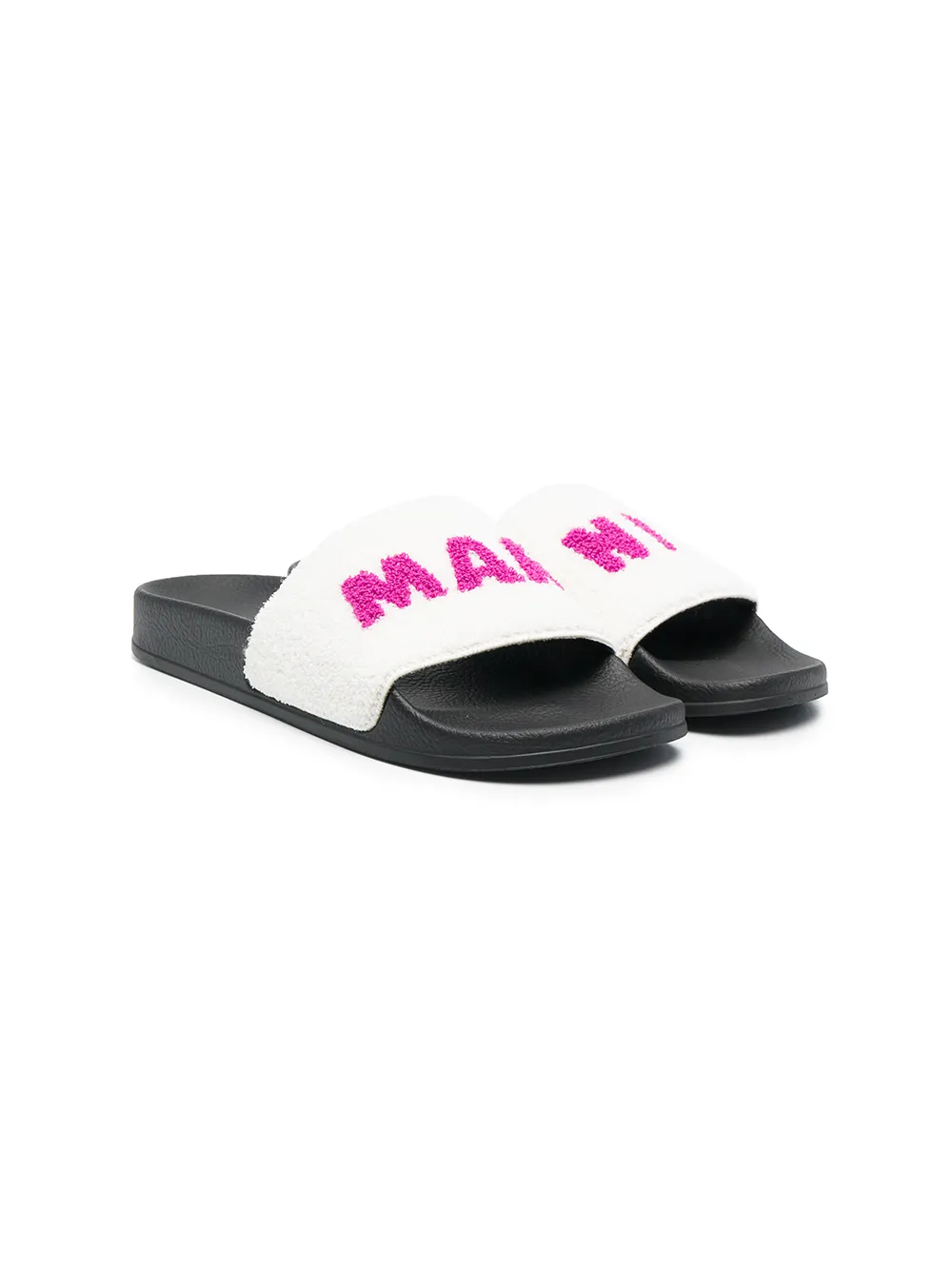 фото Marni kids шлепанцы с логотипом
