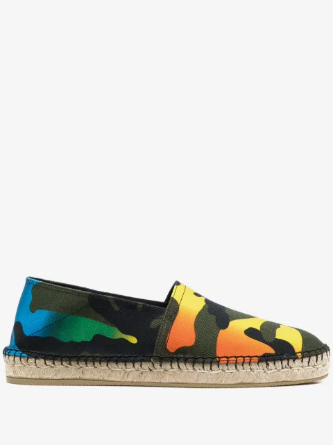 Valentino Garavani camouflage-print espadrilles