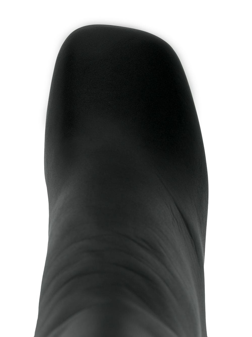 Shop Paris Texas Zip-up Calf-length Boots In Black