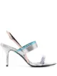 Image 1 of Pierre Hardy metallic-tone heeled sandals