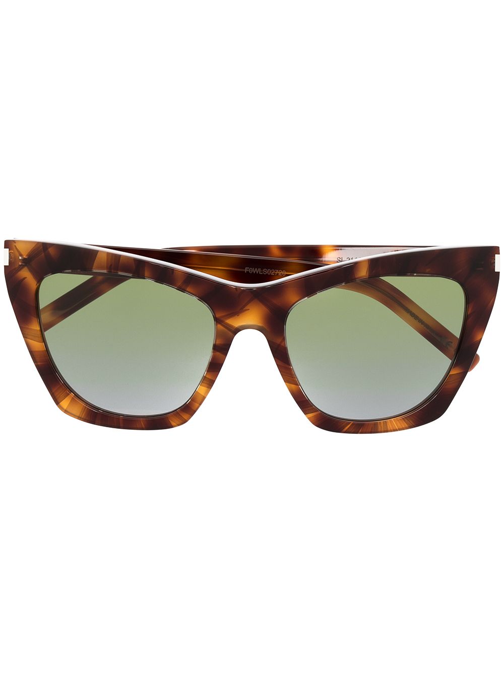 

Saint Laurent Eyewear lentes de sol con armazón estilo mariposa - Marrón