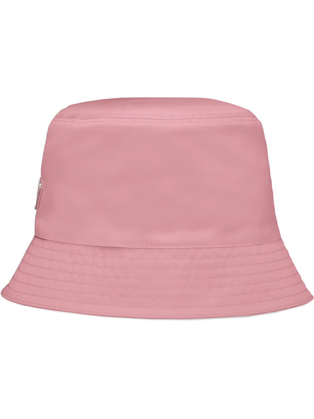 prada logo plaque bucket hat