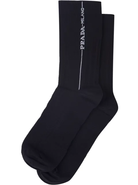 Prada logo-intarsia socks