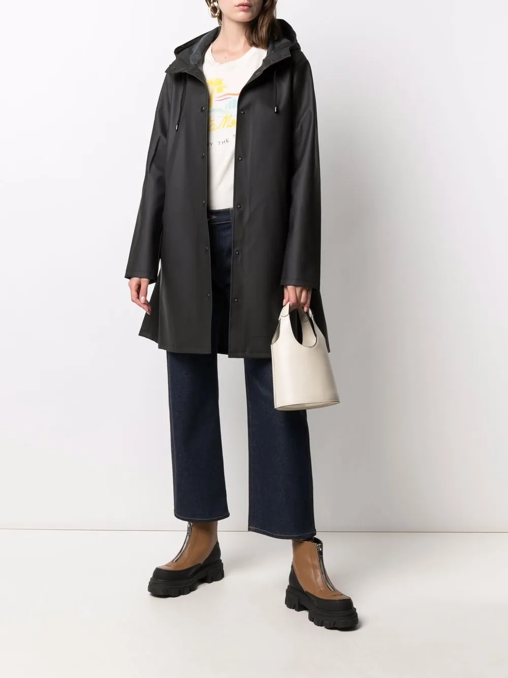 Stutterheim Mosebacke long-length raincoat | Oversized Coats | Image 2