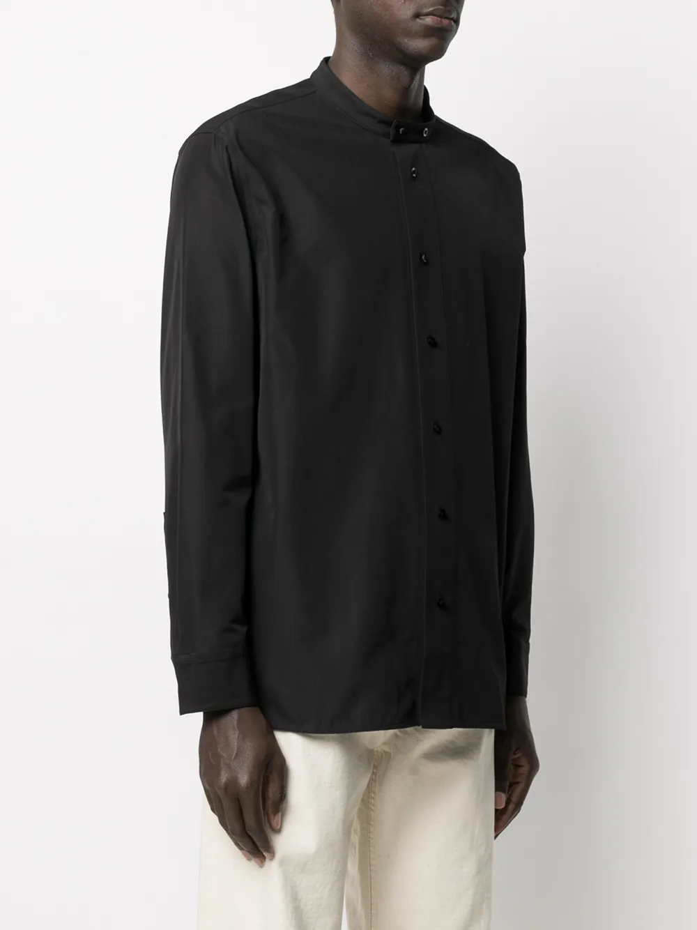 фото Jil sander рубашка с воротником-стойкой