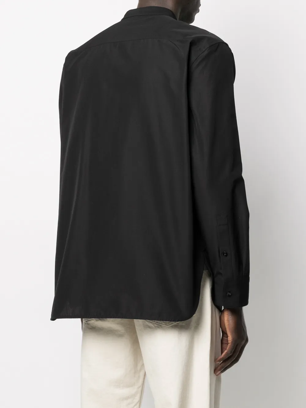 фото Jil sander рубашка с воротником-стойкой