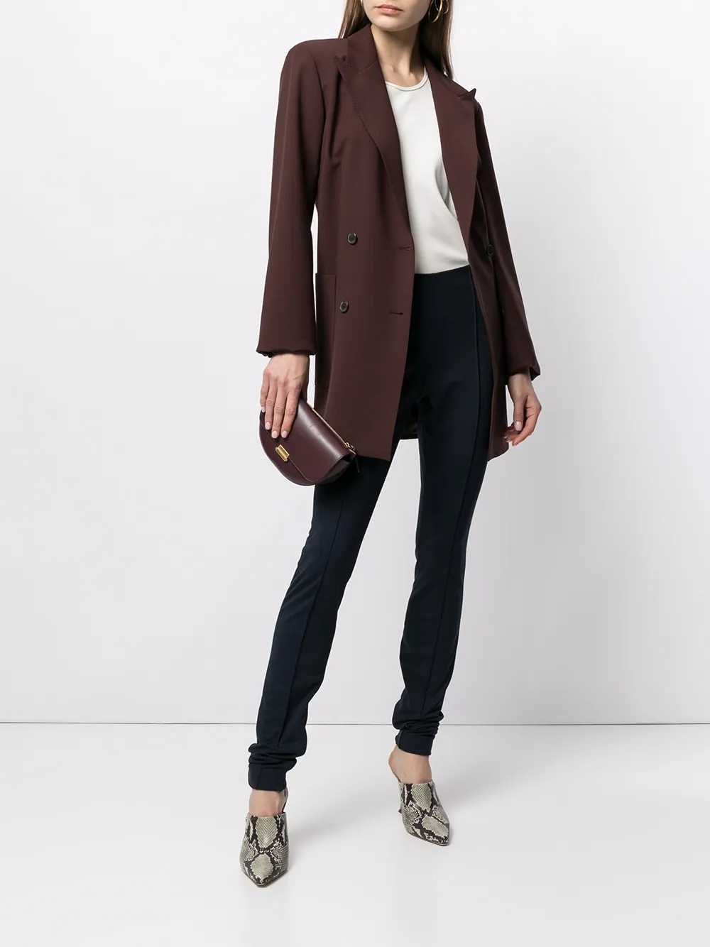 фото Polo ralph lauren брюки скинни средней посадки