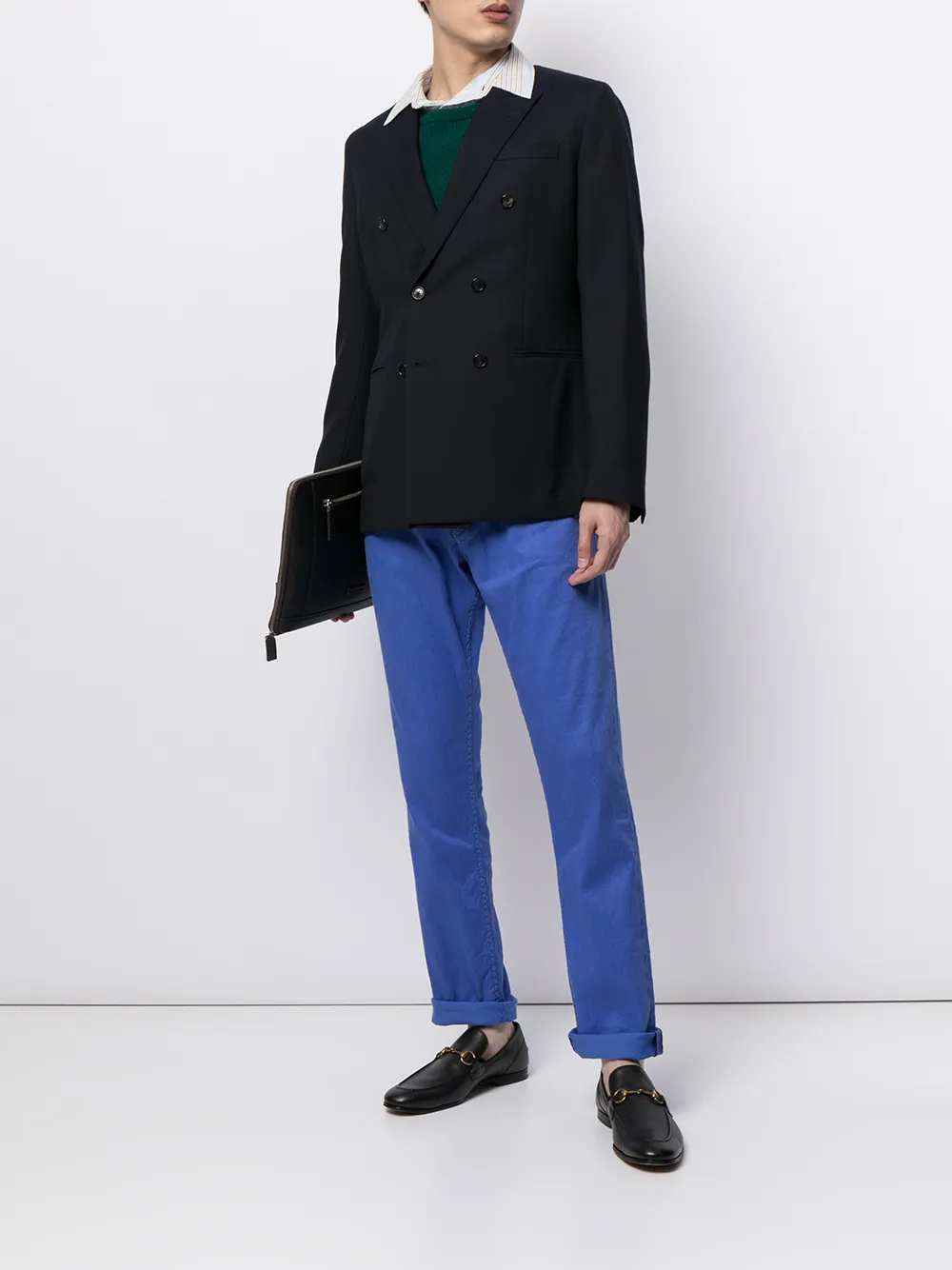 фото Ralph lauren purple label узкие джинсы с карманами