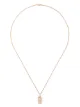 Image 1 of AS29 18kt rose gold DNA diamond mini necklace