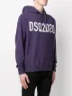 Dsquared2 mirrored-logo cotton hoodie