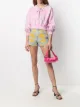 Image 2 of Versace Jeans Couture graphic print denim shorts