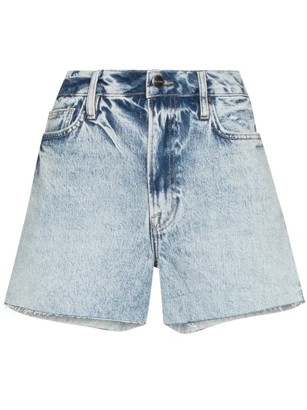 FRAME Le Simone high-waisted shorts 