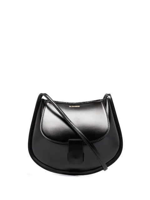 jil sander crescent crossbody bolsa