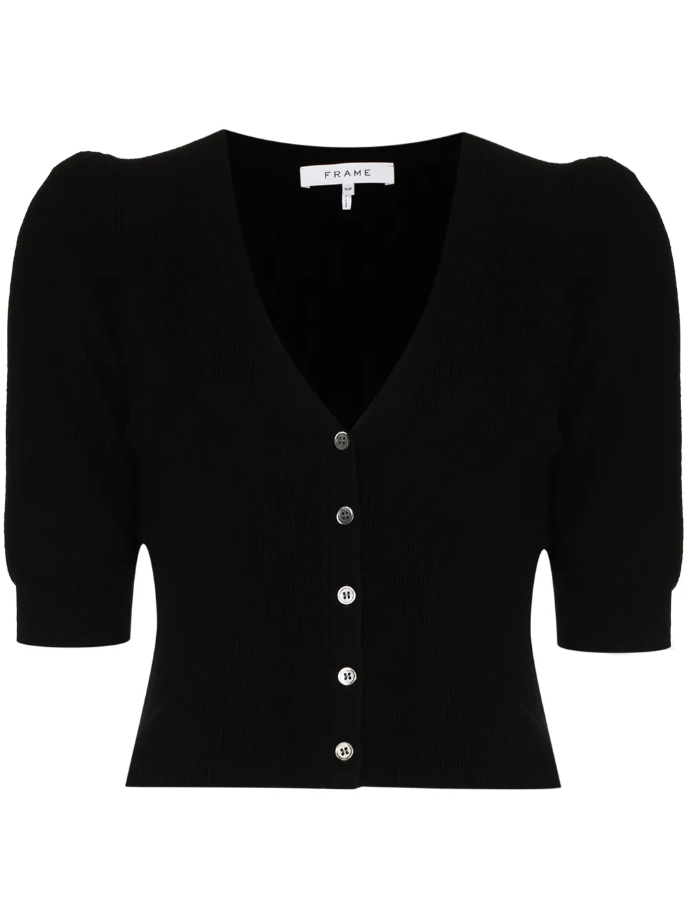 Image 1 of FRAME Jocelyn short-sleeve cardigan