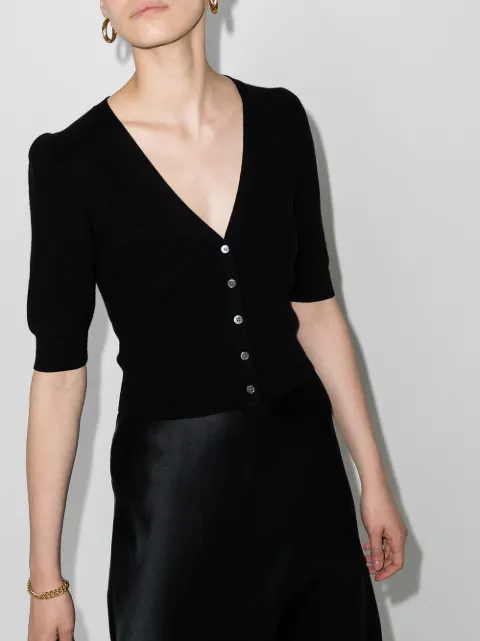 FRAME Jocelyn short-sleeve cardigan 