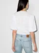FRAME Blusa cropped com mangas bufantes