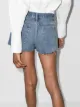 FRAME Le Grand Garcon distressed denim shorts