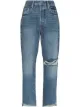 Image 1 of FRAME Le Original ripped cropped jeans